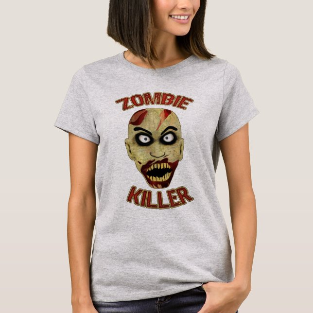 T-shirt Tueur de Zombie (Devant)