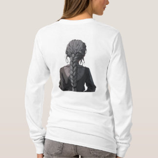 T-SHIRT TUFTI(タフティ)意図の三つ編みレディース