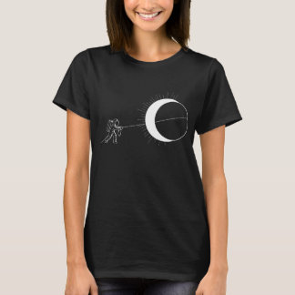 T-shirt Tug-of-War cosmique : Le soleil de l'astronaute