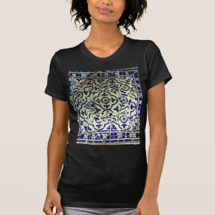 T-shirt Tuiles de mosaïque de Guell du parc de Gaudi