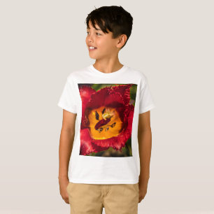 T-shirt Tuliforme rouge