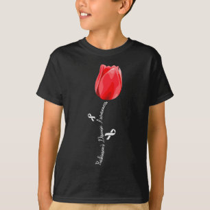 T-shirt Tulipe de sensibilisation à la maladie de Parkinso