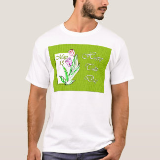 T-shirt Tulipe jour 13 mai heureux