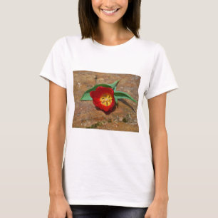 T-shirt Tulipe rouge du printemps