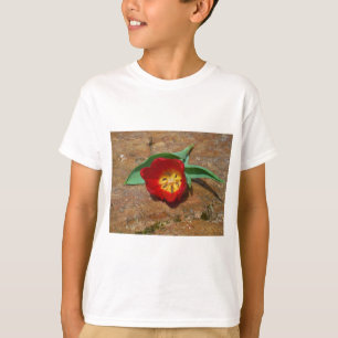 T-shirt Tulipe rouge du printemps