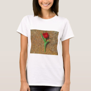 T-shirt Tulipe rouge et jaune