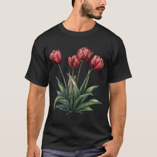 T-shirt Tulipes