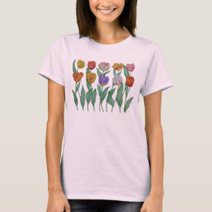T-shirt Tulipes de ressort