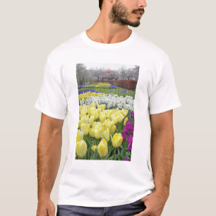 T-shirt Tulipes, jonquilles et fleurs de muscari,