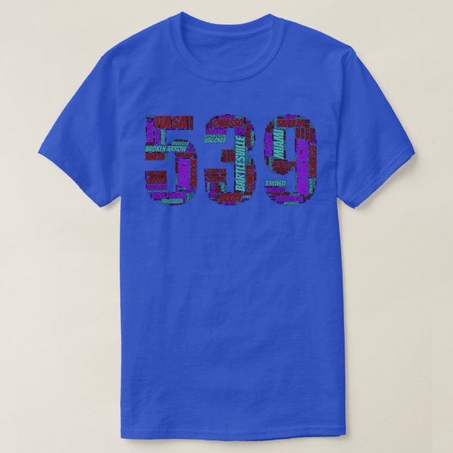 T-shirt Tulsa et le 539 (Design devant)
