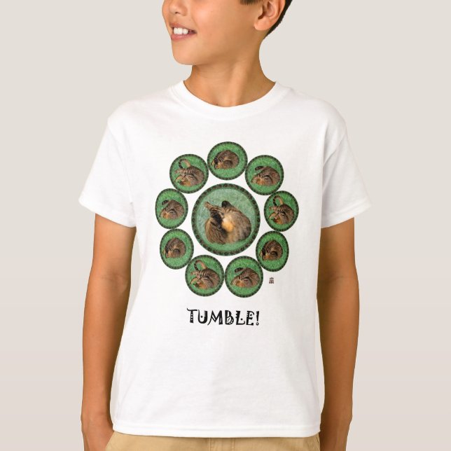 T-shirt Tumble ! (anneau de chat) (Devant)