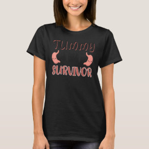 T-shirt Tummy Ache Survivor Stomachache Sensibilisation Vê