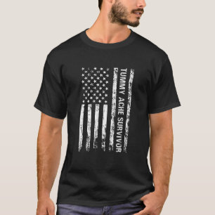 T-shirt Tummy Ache Survivor Vintage Tummy Ache Survivant h