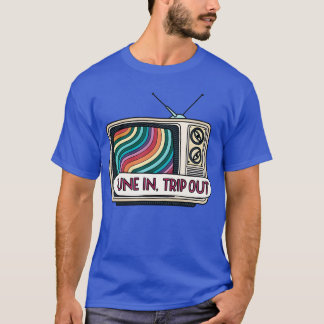 T-shirt Tune Inrip Out PsychedelicV retro 70s girl