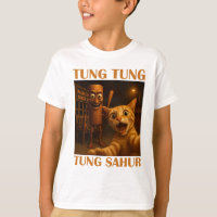 tung sahur chat selfie Funny Italien Brainrot