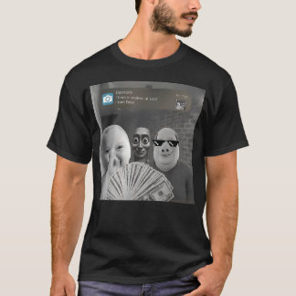 T-shirt Tung Tung Tung Sahur John Pork Ai Bébé Mème Drôle