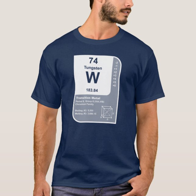 T-shirt Tungstène (w) (Devant)