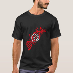 T-shirt Tunisie Drapeau Molecule d'ADN tunisien Fierté tun