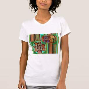 T-shirt Tunnel cosmique de Chakra de symbole curatif de