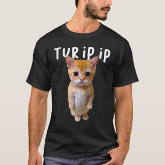 T-shirt Tur Ip Ip El Gato Mème Sad Cat Cat Munchkin Kit
