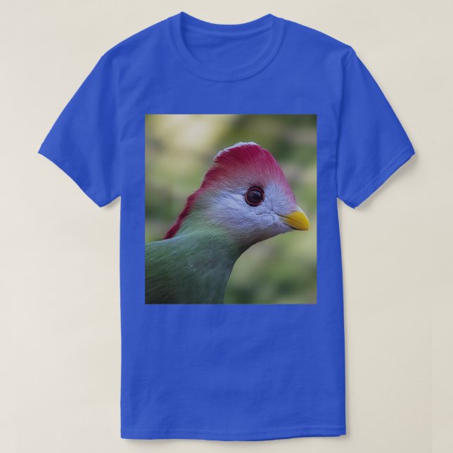 T-shirt Turaco à crête rouge (Design devant)