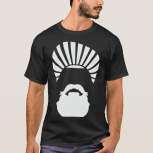 T-shirt Turbanizer font face à la pièce en t de logo