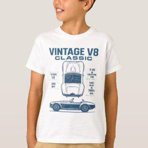 T-shirt Turbo Legacy : Le Vintage V8 Classic