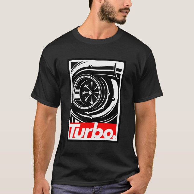 T-shirt Turbo Pour Les Gens Qui Aiment Boost Racing Et Dri (Devant)