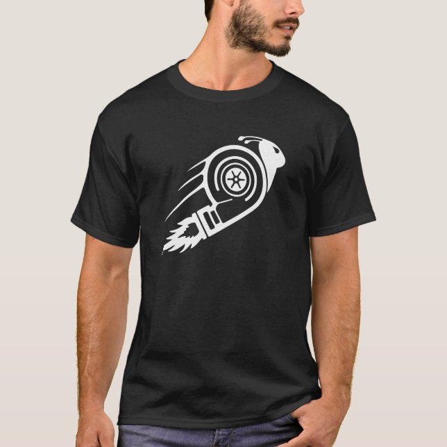 T-shirt Turbo Snail Boost Racing Team T Shirt (Devant)