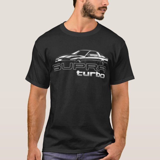 T-shirt Turbo Supra Mk3 en blanc (Devant)