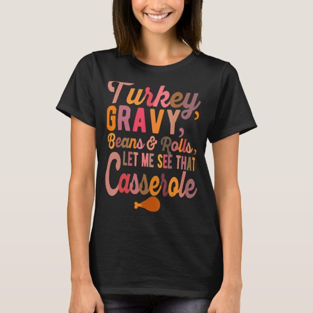 T-shirt Turc Gravé Fèves Et Roulettes Laissez-Moi Voir Cet (Devant)