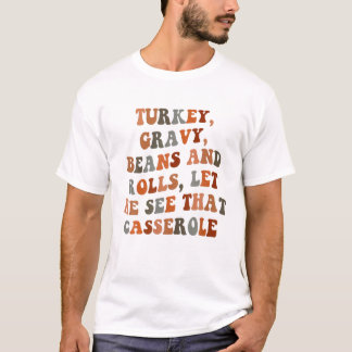 T-shirt Turc Gravé Fèves Et Roulettes Laissez-Moi Voir Cet