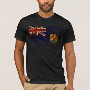 T-shirt Turcs et drapeau de la Caïques
