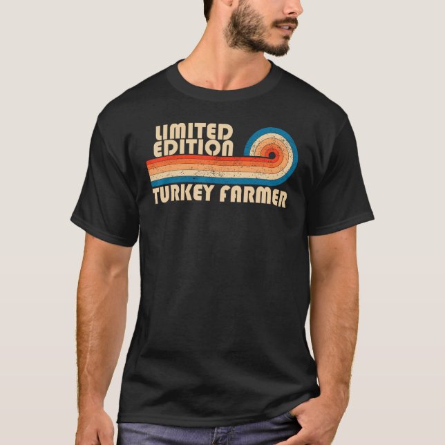 T-shirt TURKEY FARMER Funny Job Title Profession Anniversa (Devant)