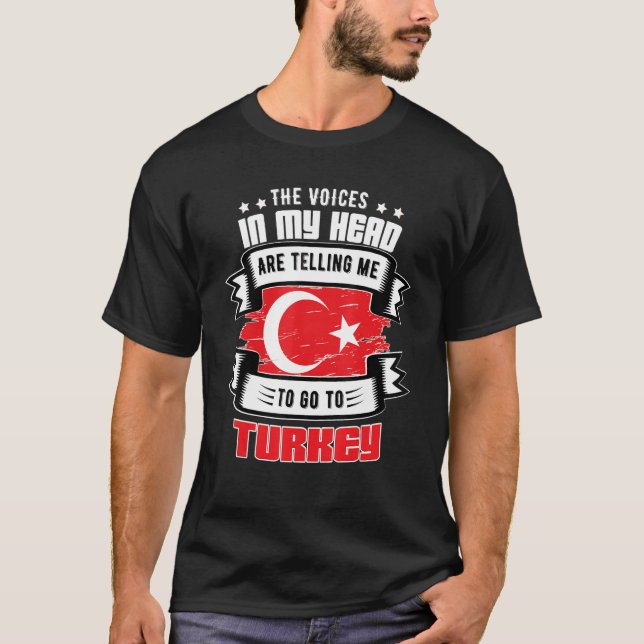 T-shirt Turkey In My Head (Devant)