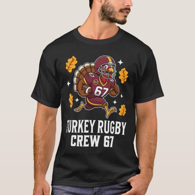 T-shirt Turkey Rugby Crew 67 (Devant)
