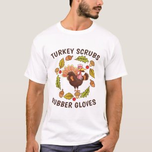 T-shirt Turkey Scrubs Rubber Gloves Turkey Nurse