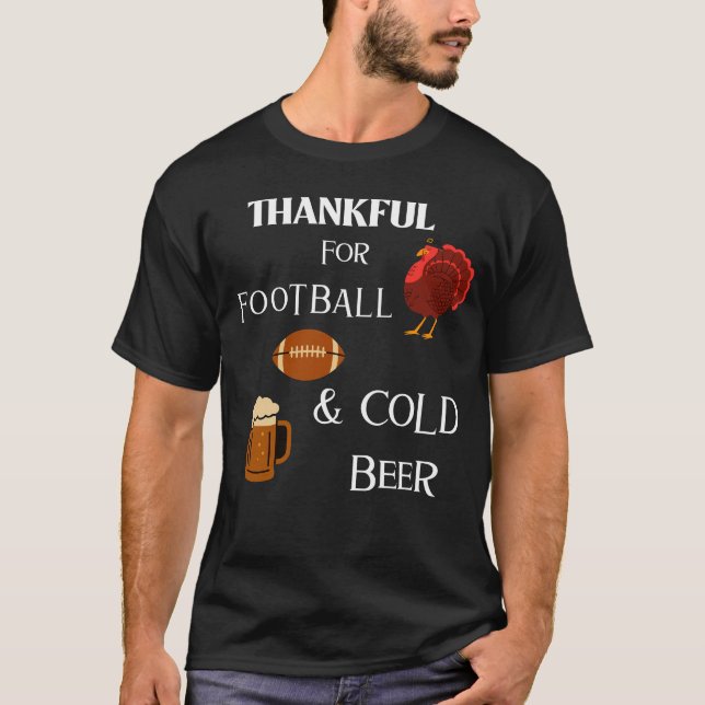 T-SHIRT TURKEY, TALLBOY, TOUCHDOWN (Devant)