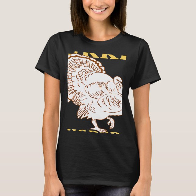 T-shirt TURKEY Whisperer Awesome  Designs Present (Devant)