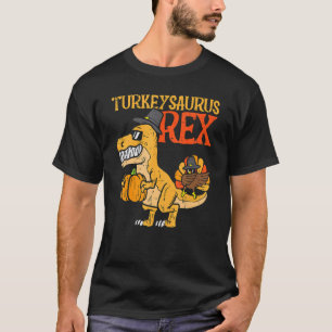 T-shirt Turkeysaurus Rex Dab Turkey Dino Toddler Boys Than