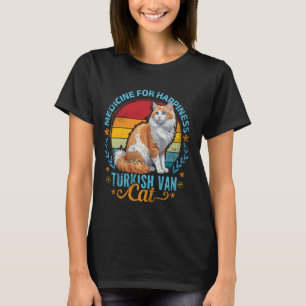 T-shirt Turkische Van MÉDECINE POUR LE BONHEUR TURKISH VAN