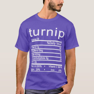 T-shirt turnification valeur nutritive Thanksgiving
