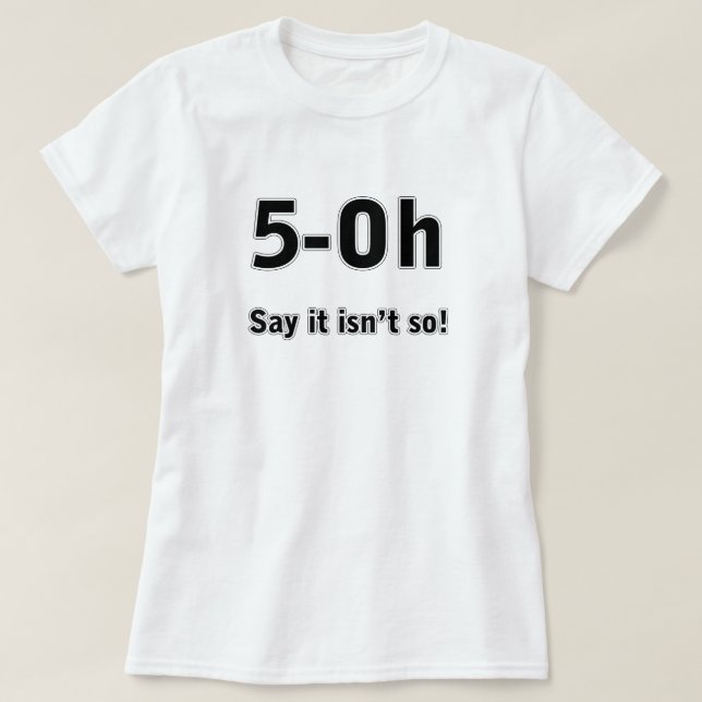 T-shirt Turning 50 T Chemise (Design devant)