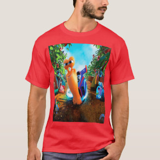 T-shirt turo animations personnages turbo vs enfant