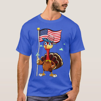 T-shirt Turquie avec drapeau américain 2