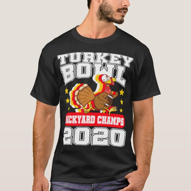 T-shirt Turquie Bowl 2020 Thanksgiving Football Drôle (Devant)
