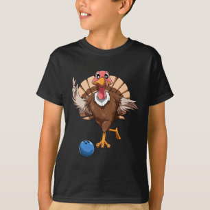 T-shirt Turquie Bowling Thanksgiving Turquie Jouer Bowling