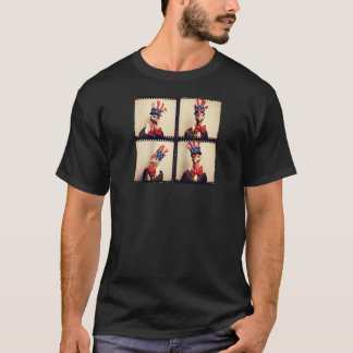 T-shirt turquie dans le style de machine photo vintage ind