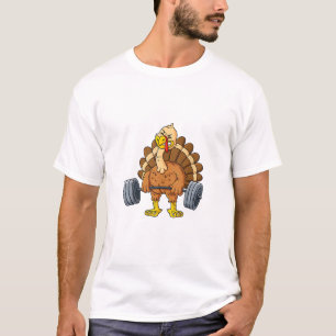 T-shirt Turquie Deadlift Funny Thanksgiving Day Fitness We