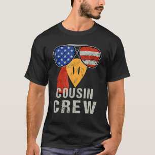 T-shirt Turquie Face Avec Lunettes De Soleil Cousin Crew T